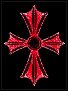Gif animé gothique croix